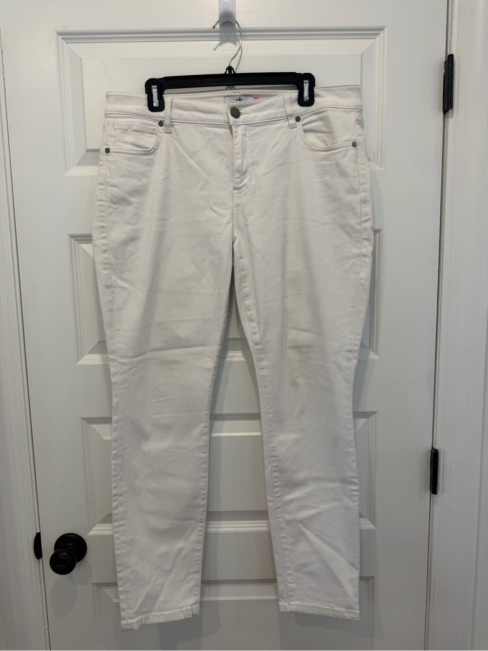CAbi size 14 White Skinny Jeans